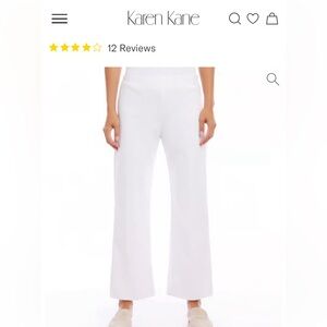 NWT size 6p Karen Kane white pants